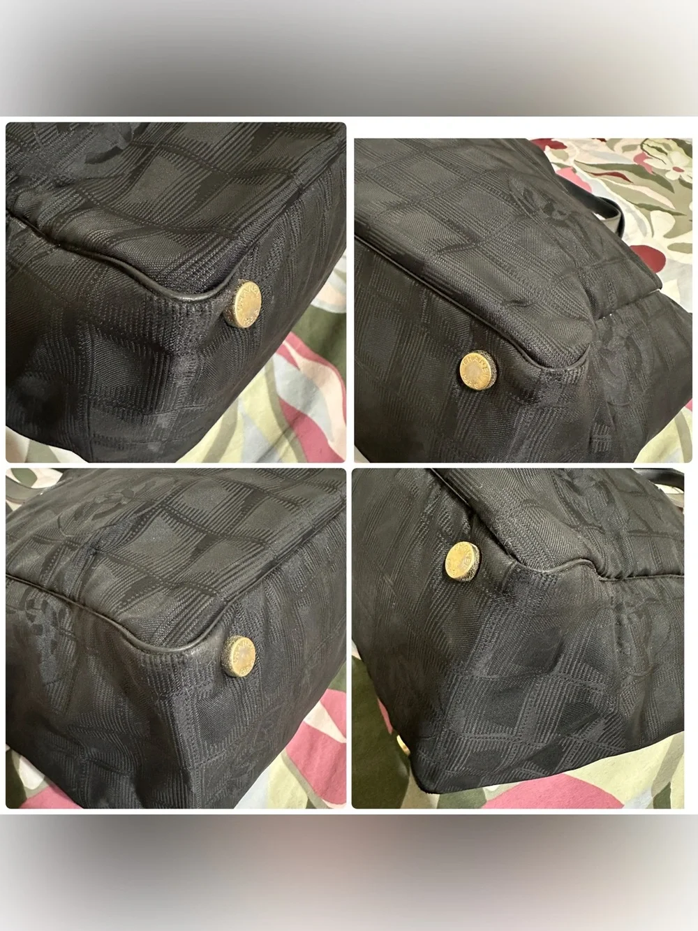 Chanel Travel Line Nylon Tote Bag
